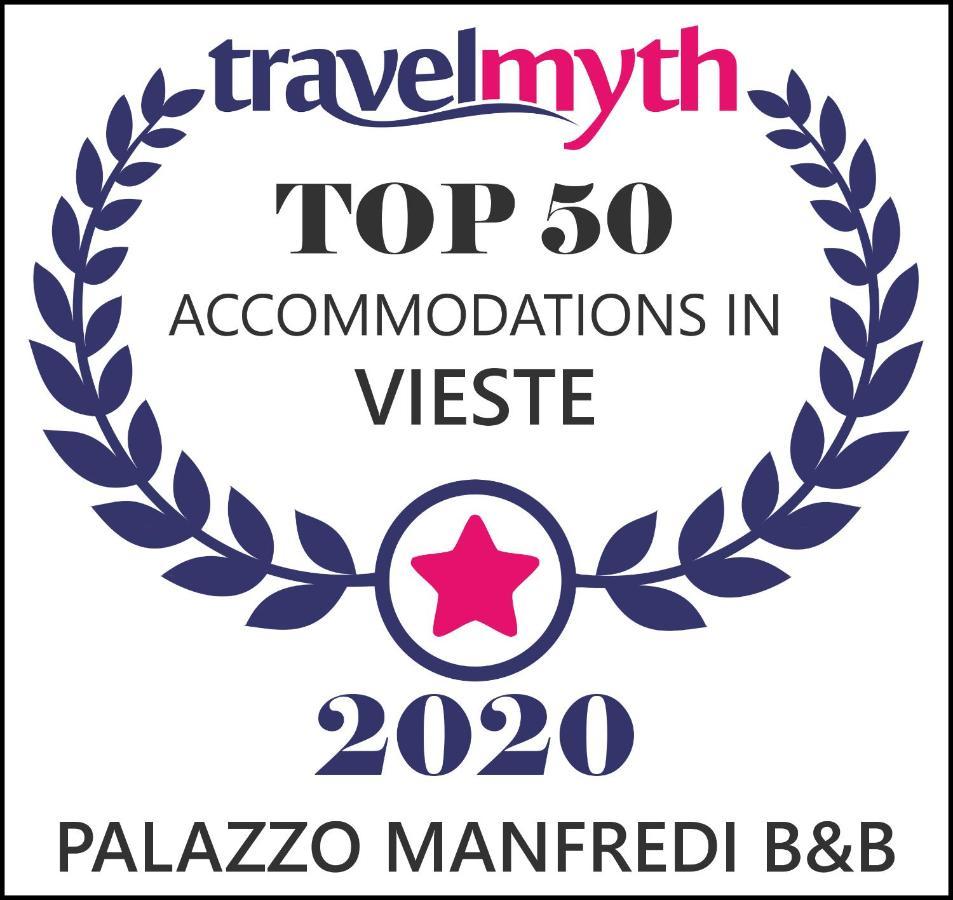 B&B Palazzo Manfredi Vieste, Fronte Mare Con Parcheggio Exterior foto